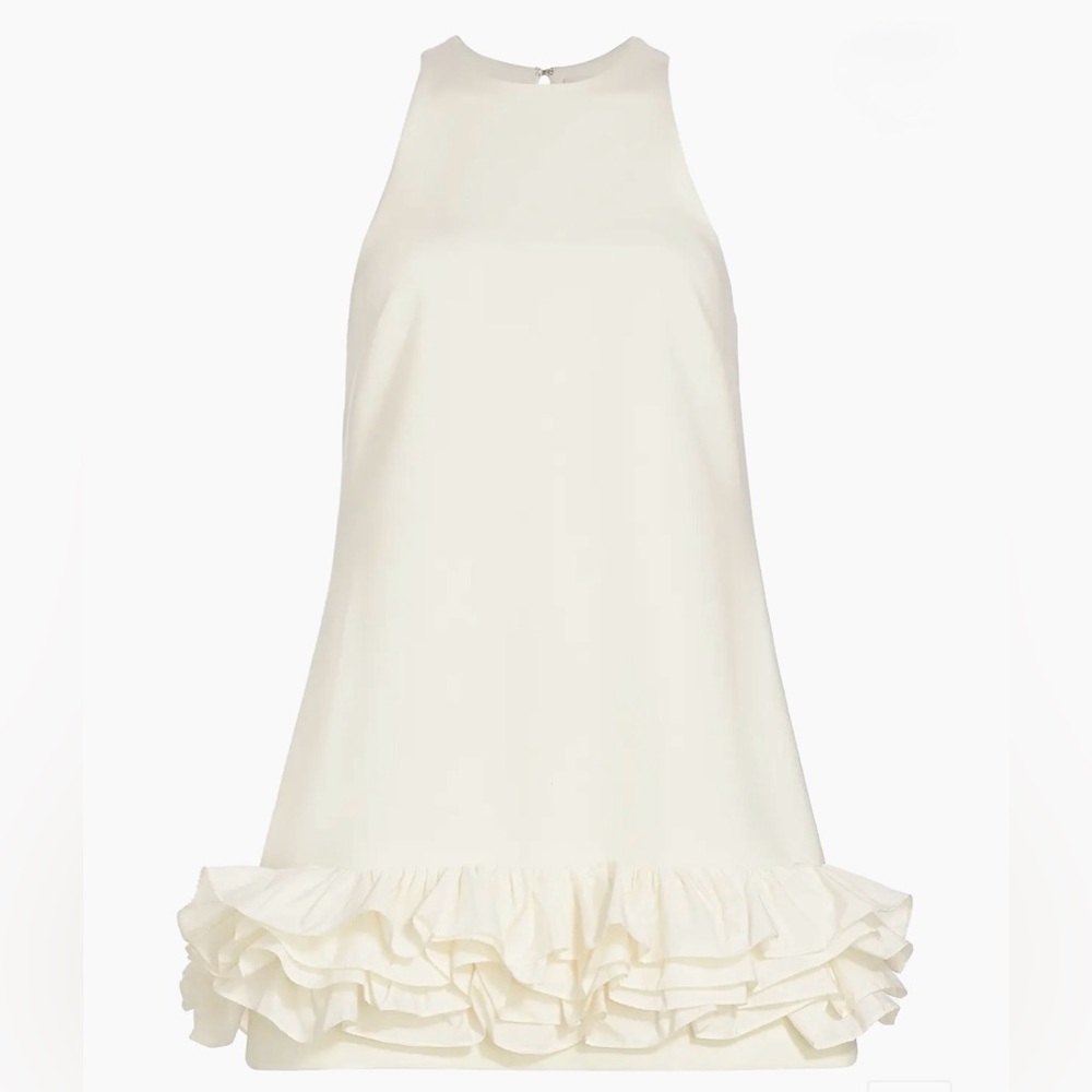 Cinq à Sept Cream Sleeveless Mini Dress